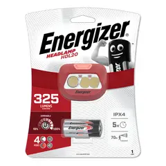 GENERICO - Linterna Frontal Energizer Hdl20 325 Lumenes Linterna Rojo Luz Blanco