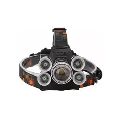 GENERICO - Linterna Led Cintillo Cabeza Led T6 Cree Recargable l009 Linterna Negro Luz Blanco