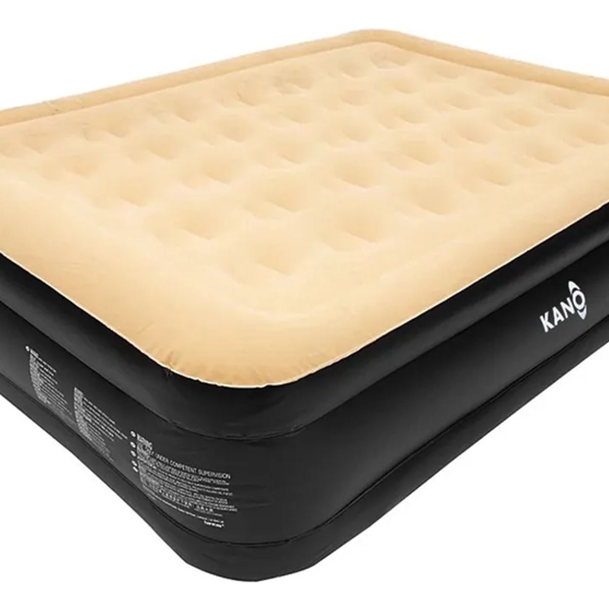 GENERICO - Colchón Inflable Eléctrico de 2 Plazas Kano Tricahue Queen Cama Autoinflable