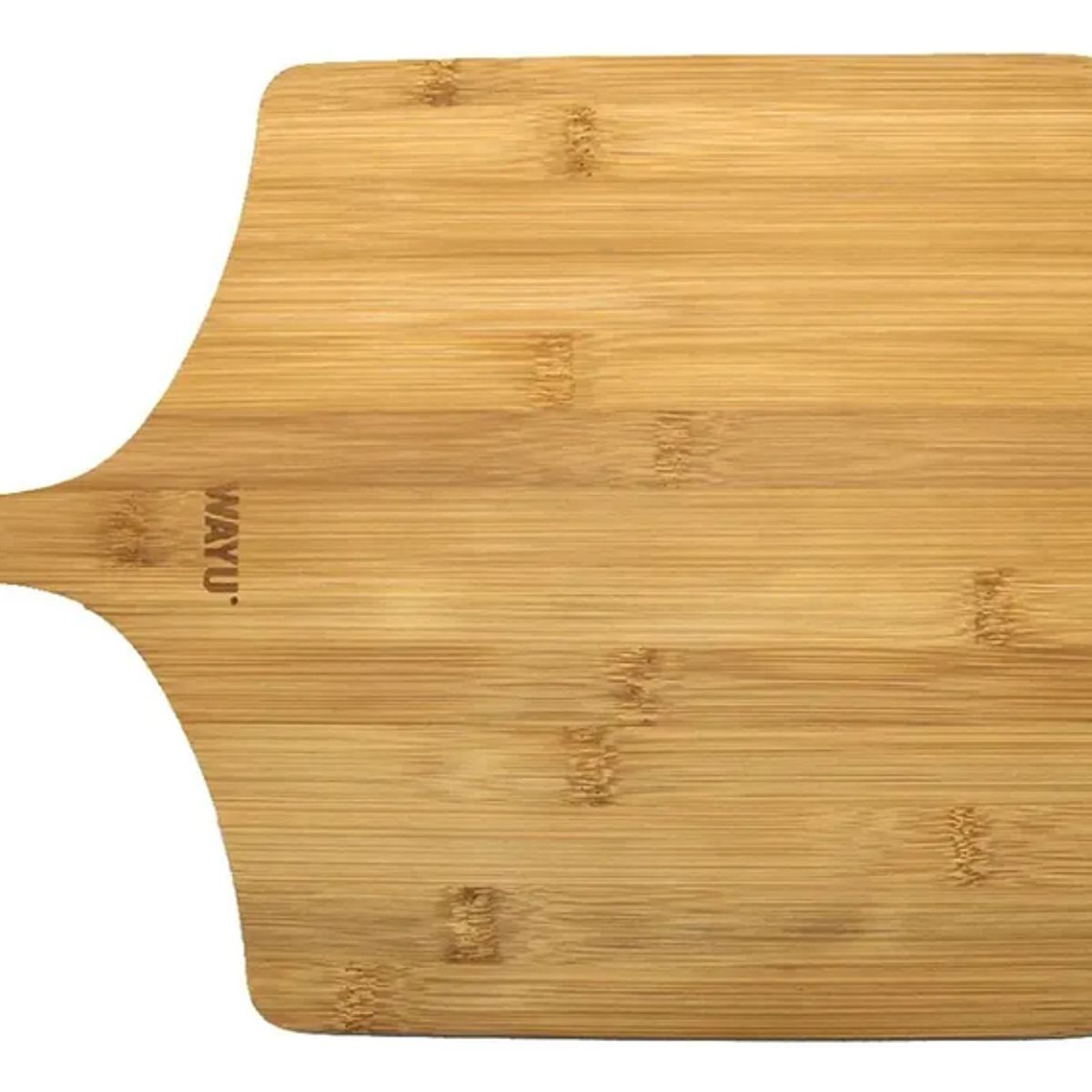GENERICO - Tabla Pizza De Madera De Bamboo Wayu Color Café