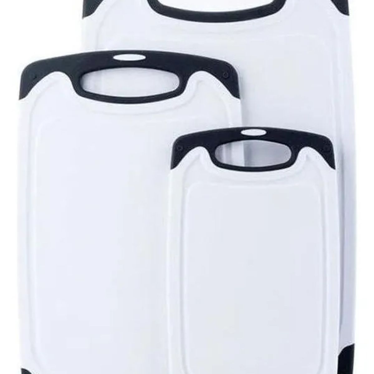 GENERICO - Pack De Tablas Para Cortar 3 Uni - Cukin Blanco