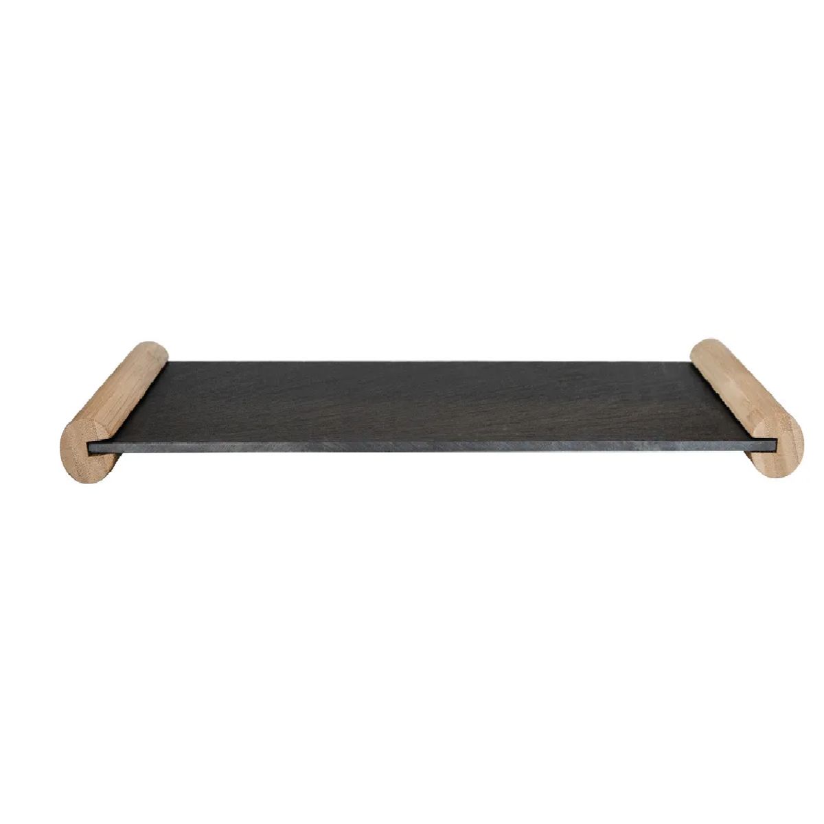 GENERICO - Tabla Piedra Pizarra 40x15 Cm Wayu Color Negro