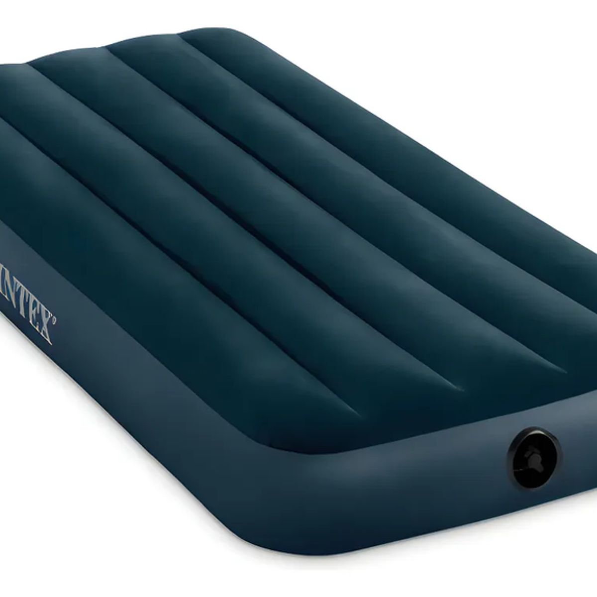 GENERICO - Colchon Inflable Uno 1 Plaza Dura Beam Standar Camping Intex Color Azul