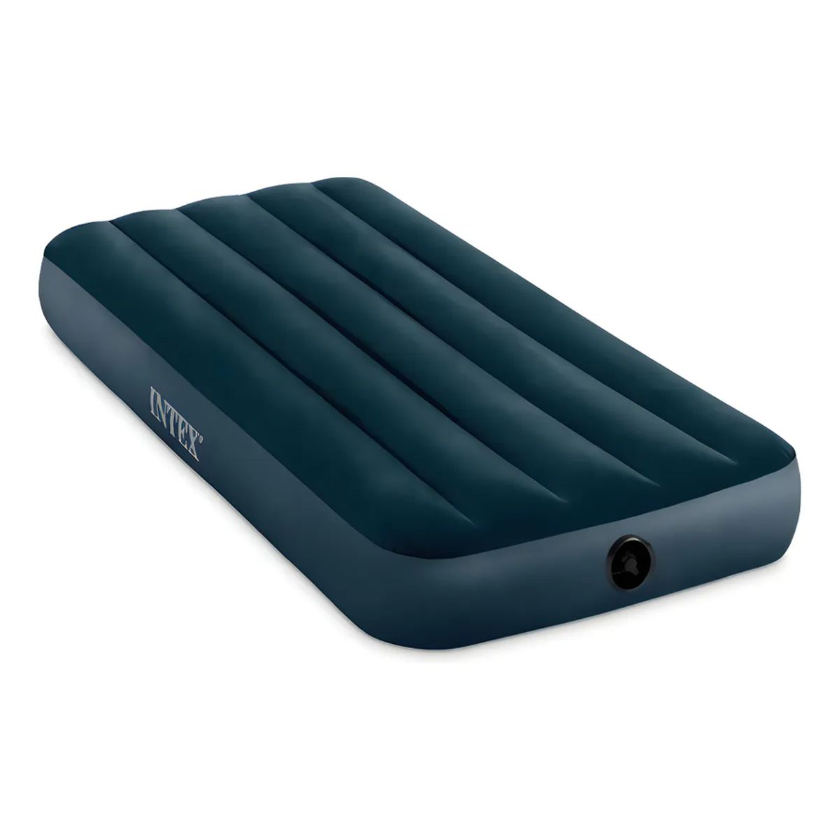 GENERICO - Colchon Inflable Uno 1 Plaza Dura Beam Standar Camping Intex Color Azul
