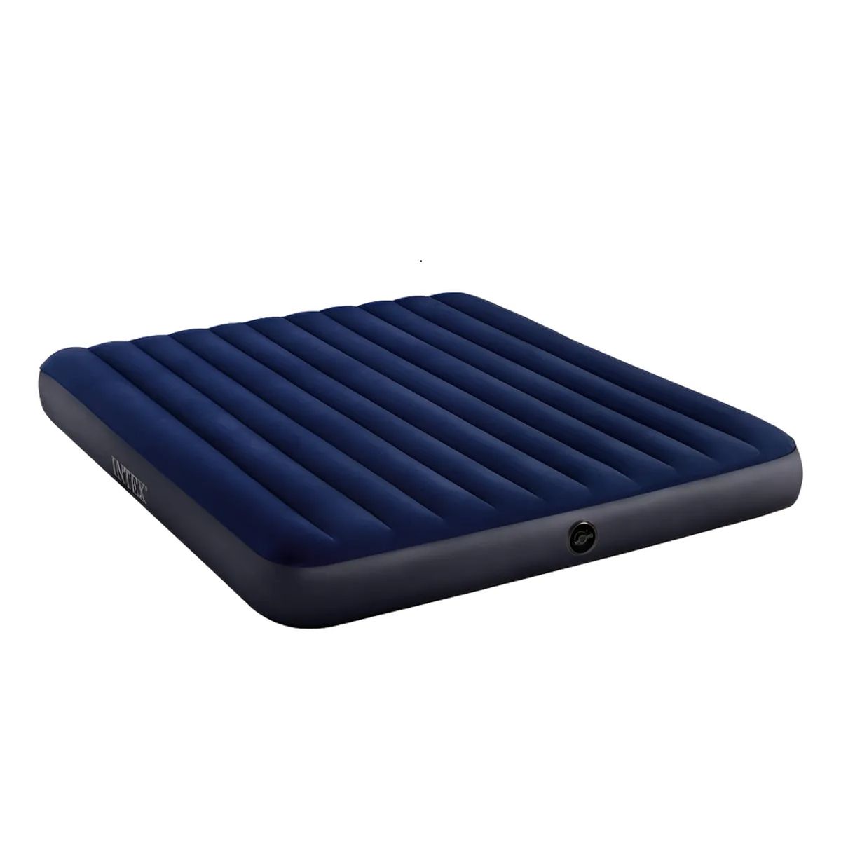 GENERICO - Colchón inflable king size Intex Dura Beam Standard 183 x 203 x 25 64755 práctico amplio para el hogar viajes y camping azul