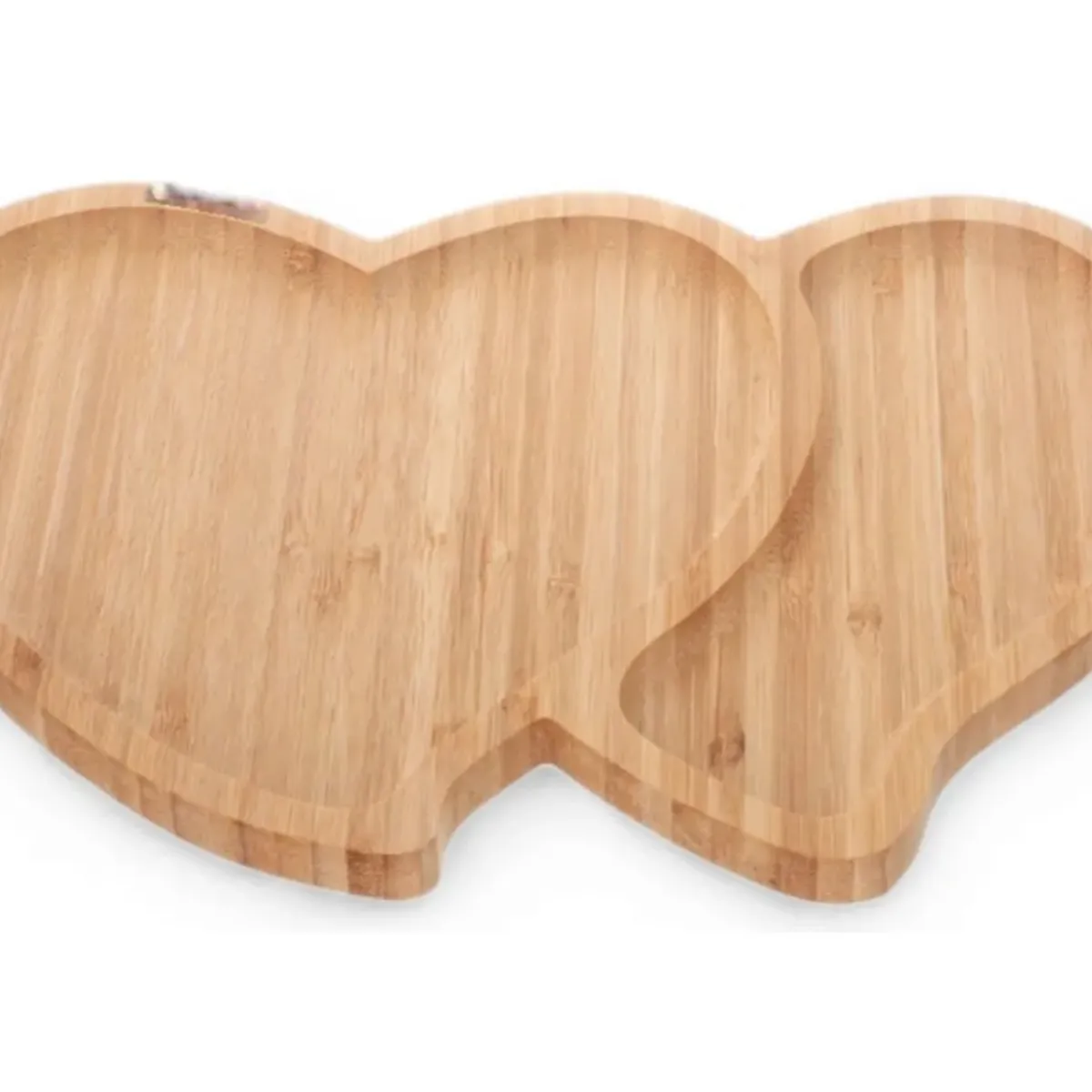 GENERICO - Tabla De Picar De Madera 25cm Corazón