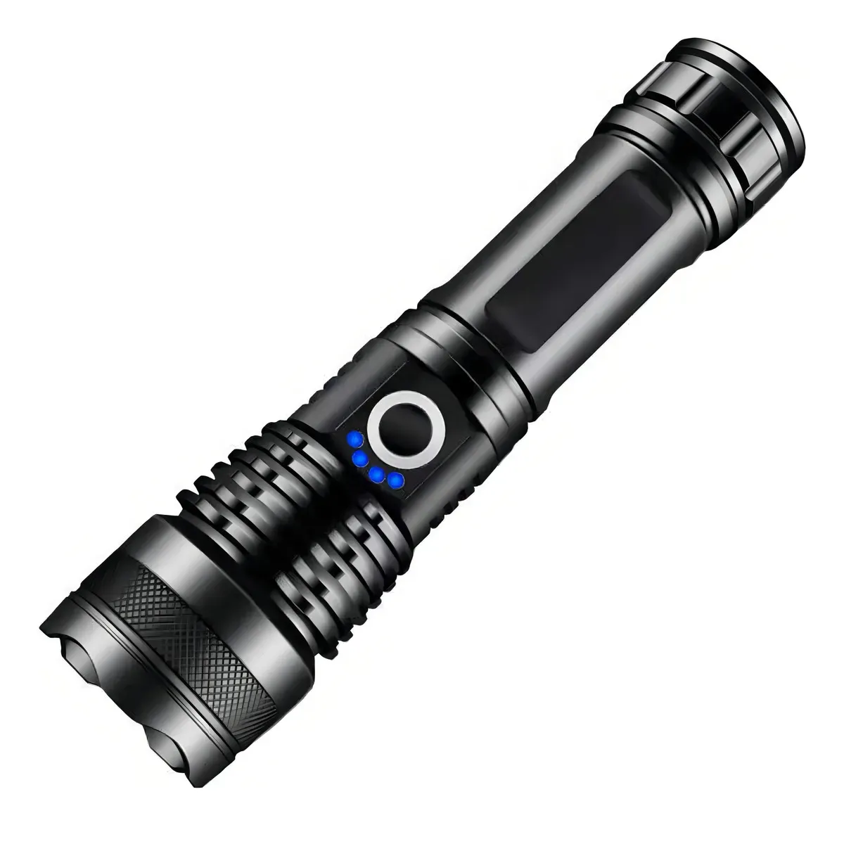 GENERICO - Potente Linterna Tactica Militar Usb P90 Linternas Camping Color de la luz Negro