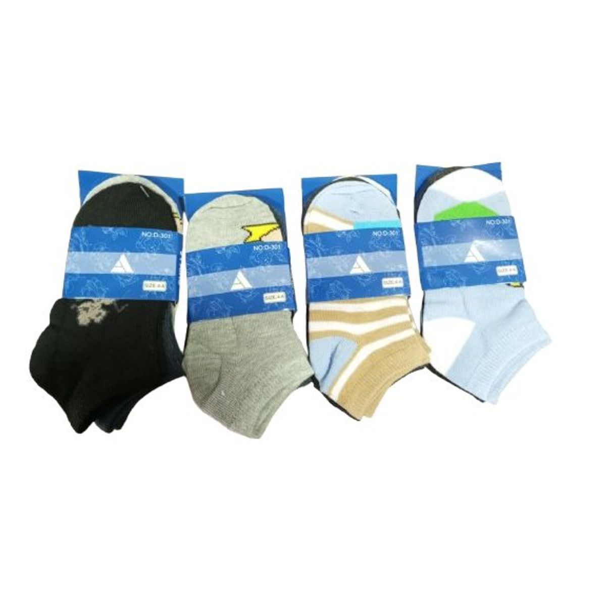 GENERICO - Pack 12 pares calcetines niños 4 años a 6 años