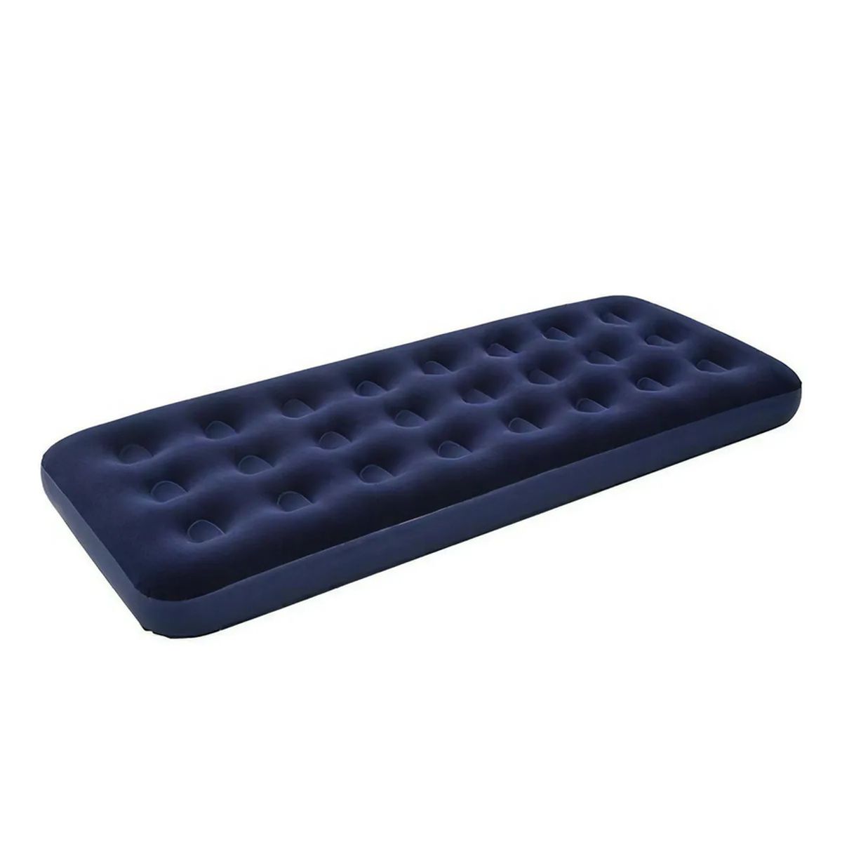 GENERICO - Colchón inflable individual de felpa máxima comodidad para interiores y exteriores portátil fácil de transportar y almacenar color Azul Sport Team Jl020411n