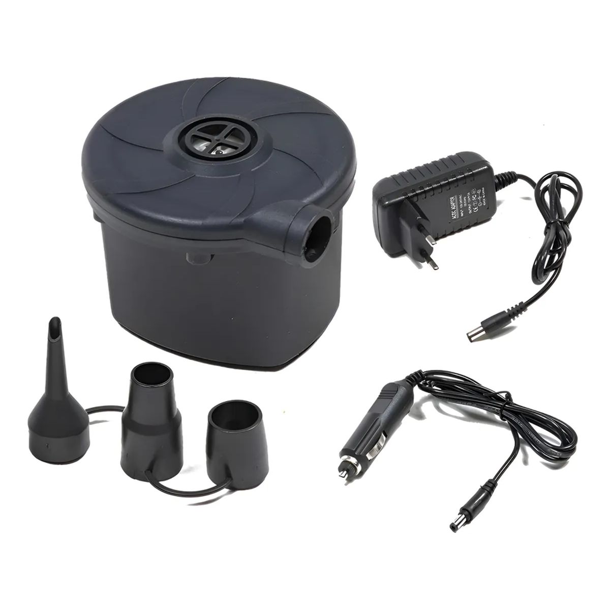 GENERICO - Inflador Eléctrico Multifuncional Para 220v12v Negro
