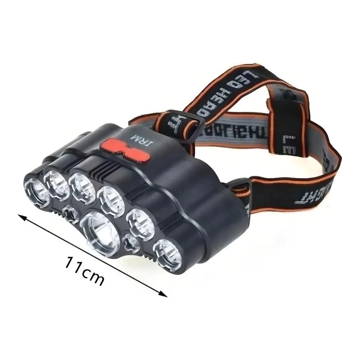 GENERICO - Linterna Minero De 9 Led Cabeza Ajustable Recargable Usb Linterna Negro Luz Blanco