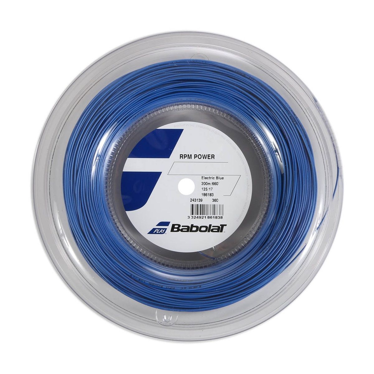 BABOLAT - Rollo de Cuerda Babolat Rpm Power Azul 1.25 - 200m