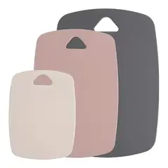 GENERICO - Set 3 Tablas De Corte A Doble Cara