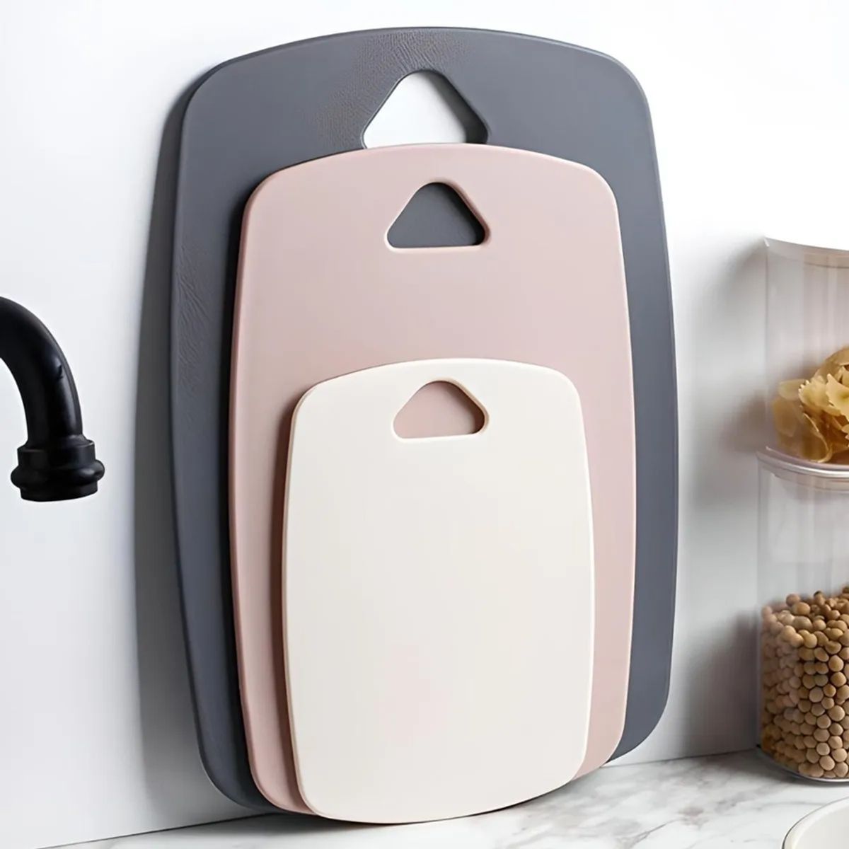 GENERICO - Set 3 Tablas De Corte A Doble Cara