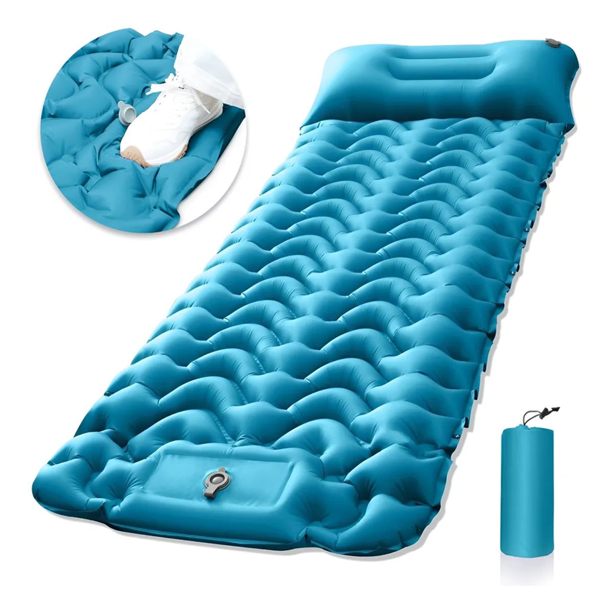 GENERICO - Colchón Hinchable Portátil Para Camping Al Aire Libre