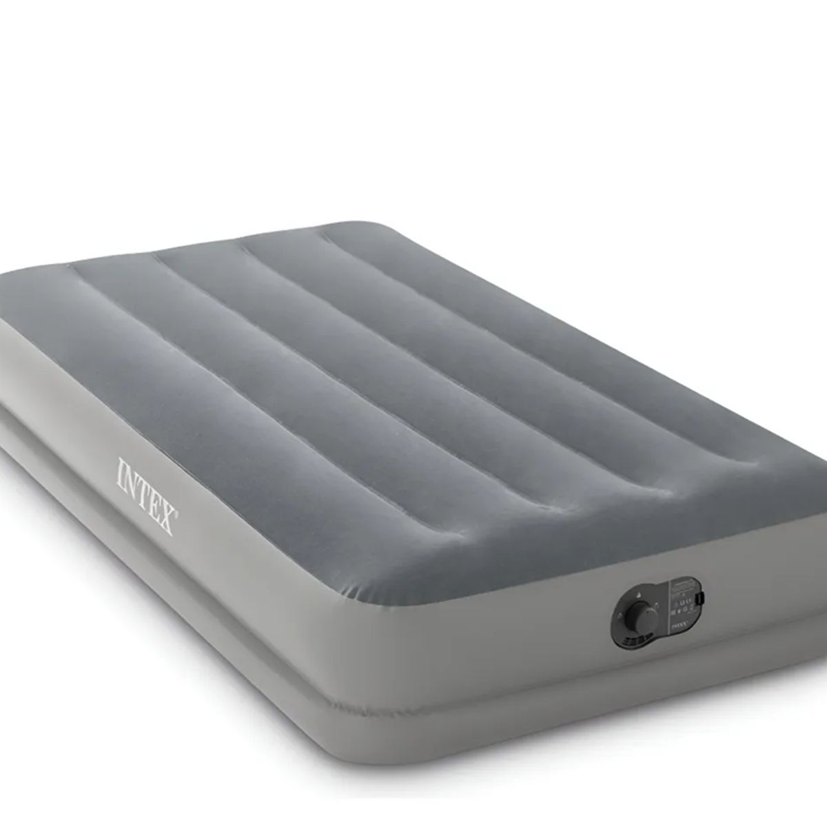 GENERICO - Colchón Inflable Eléctrico Usb Intex 15 Plz 99x191x30 bamo Gris