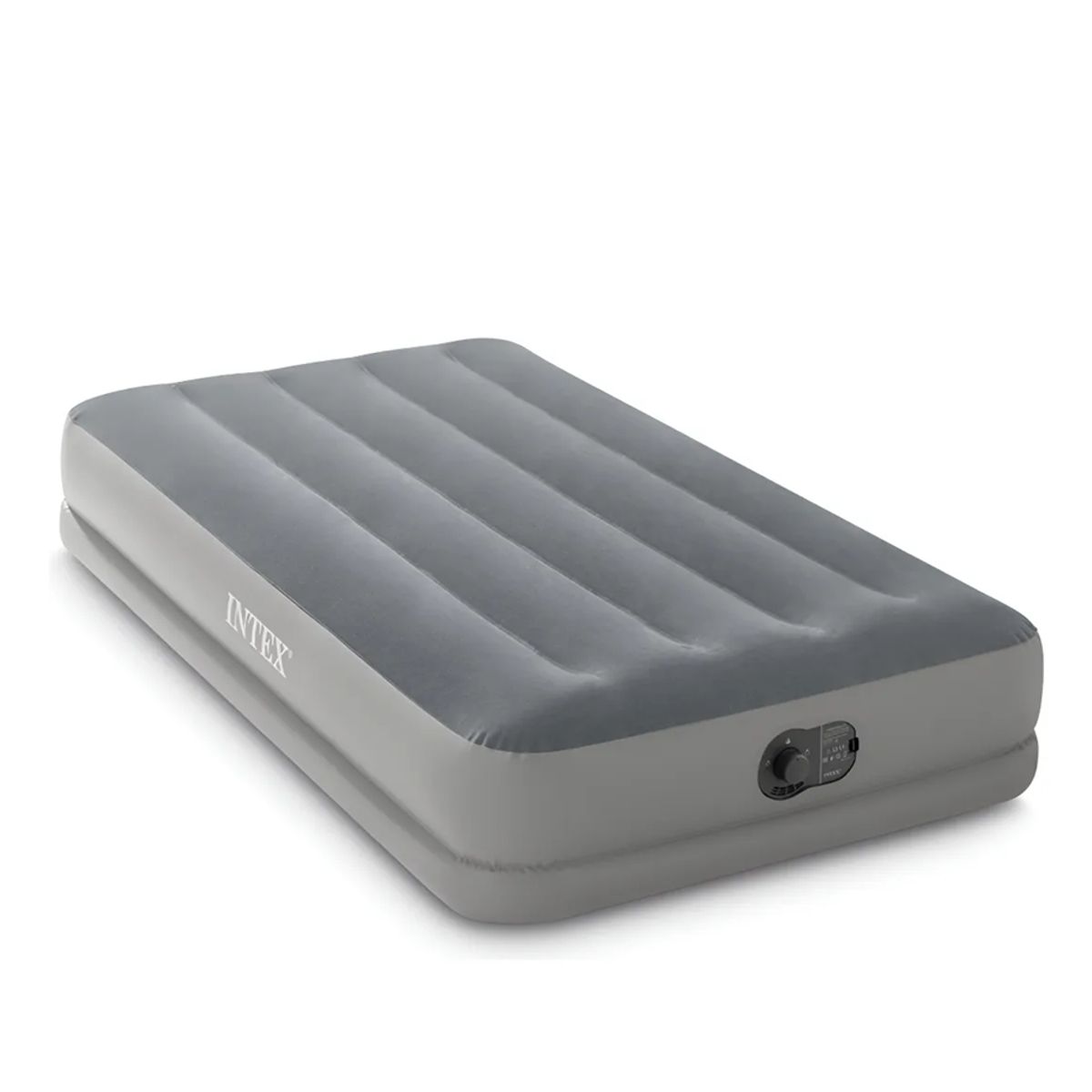 GENERICO - Colchón Inflable Eléctrico Usb Intex 15 Plz 99x191x30 bamo Gris