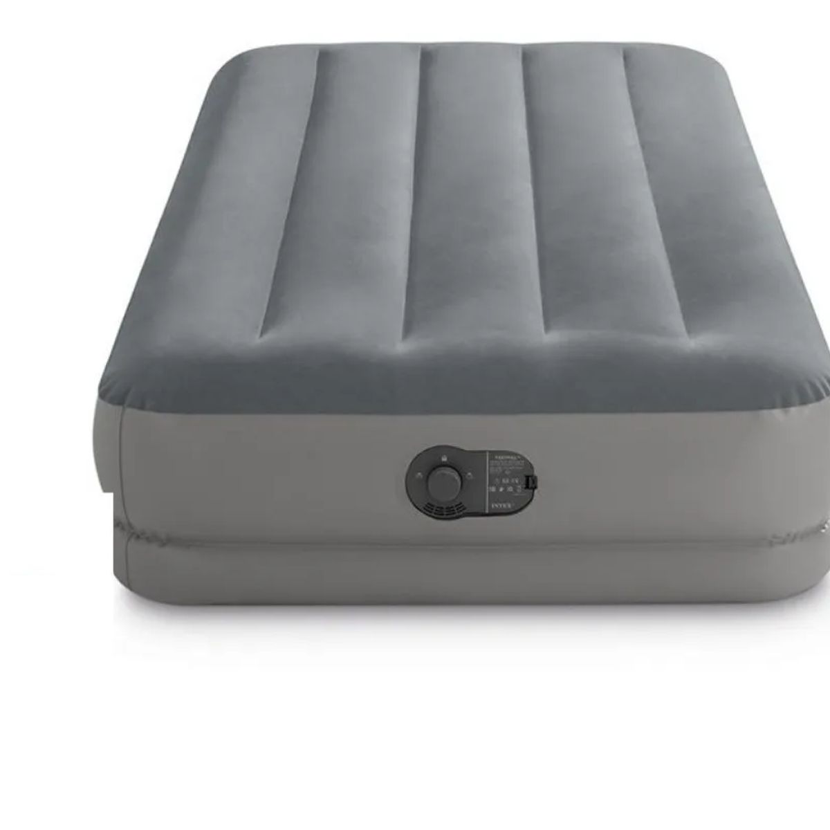 GENERICO - Colchón Inflable Eléctrico Usb Intex 15 Plz 99x191x30 bamo Gris