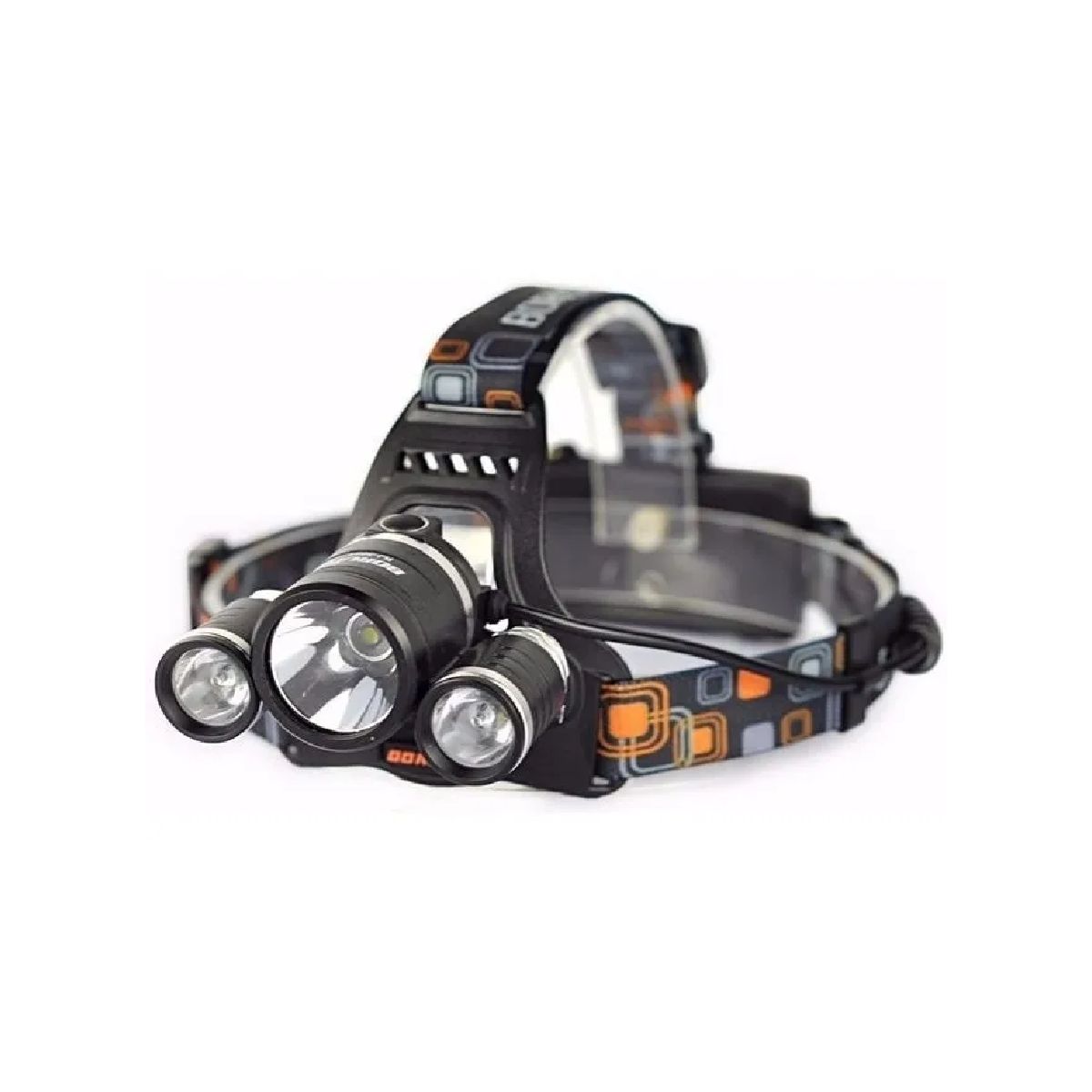 GENERICO - Pack 2 Linterna Led Minero Cabeza Cintillo 5000 Lumenes