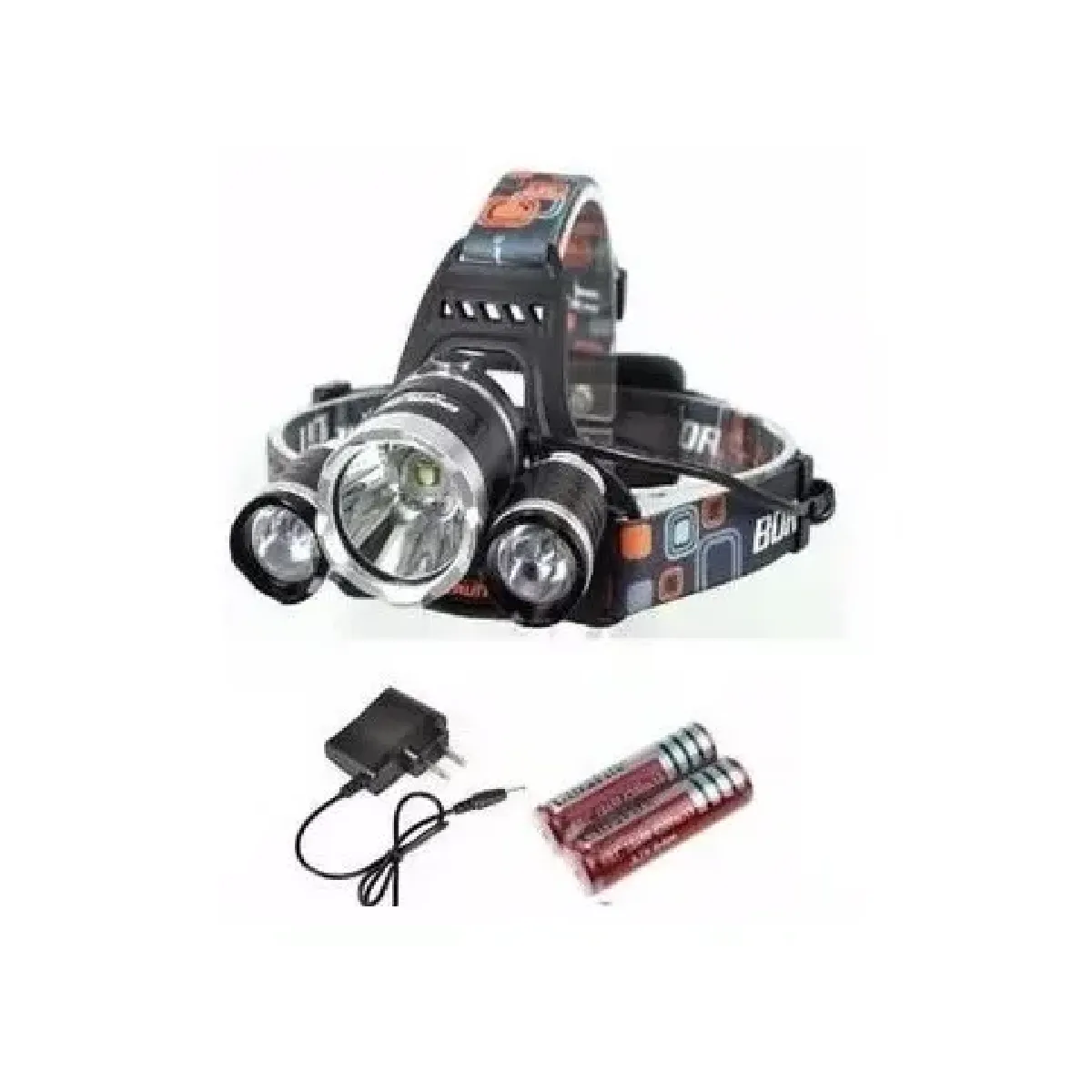 GENERICO - Pack 2 Linterna Led Minero Cabeza Cintillo 5000 Lumenes