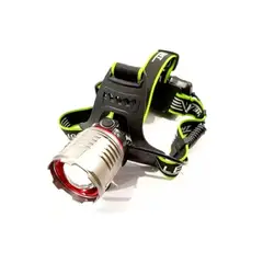 GENERICO - Linterna Led Cintillo Cabeza Led Recargable Luz Rojo Linterna Negro