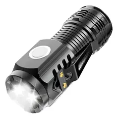 GENERICO - Pack X3 Linterna Tactica Linterna Recargable Linterna Mini