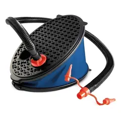 GENERICO - Inflador De Pie Con 3 Boquillas Intex Negro