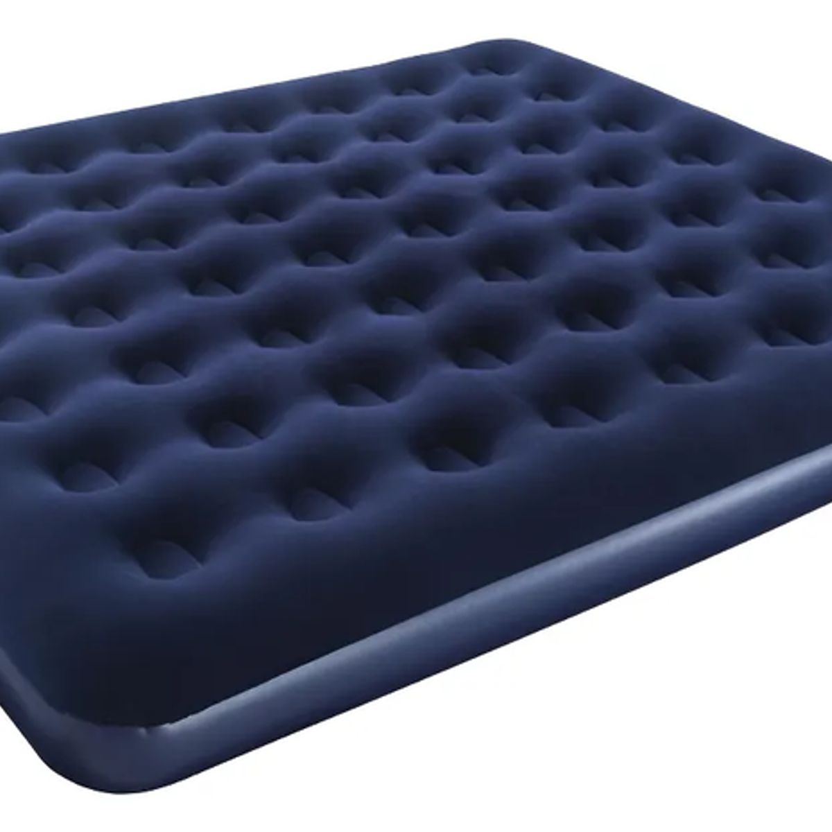 GENERICO - Colchon Inflable 2 Plazas Plus + Inflador + Almohadas env Azul