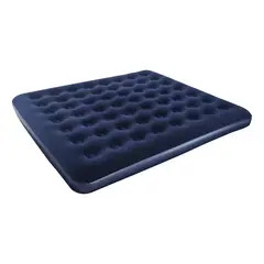 GENERICO - Colchon Inflable 2 Plazas Plus + Inflador + Almohadas env Azul