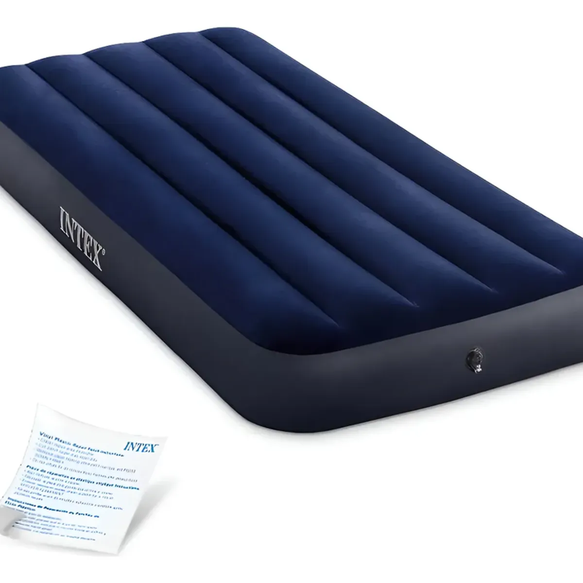 GENERICO - Colchón Inflable Marca Intex 15 Plaza Y Media 99x 191x 25cm Azul