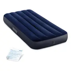 GENERICO - Colchón Inflable Marca Intex 15 Plaza Y Media 99x 191x 25cm Azul