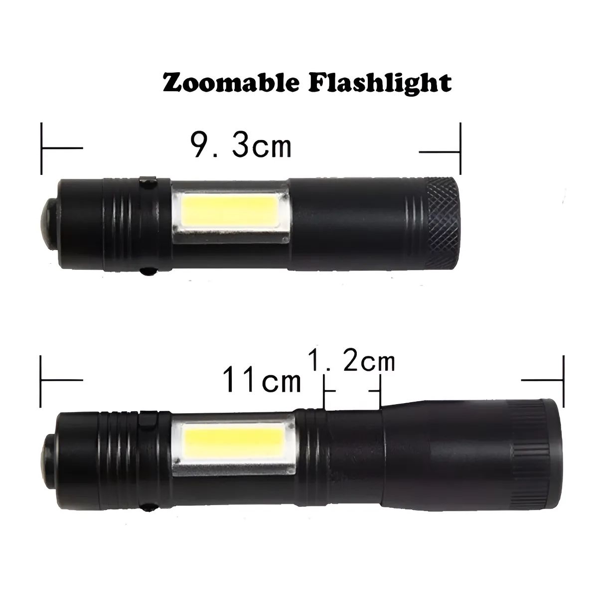 GENERICO - Maglite - S3d015 Maglite Linterna D Incandescente De 3 Celda Color de la linterna Negro Color de la luz Blanca