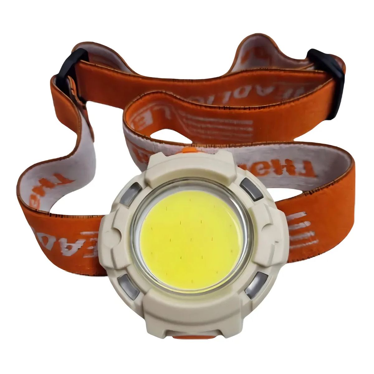 GENERICO - Linterna Frontal Led Minero Cintillo Led Carga Usb 6 Modos Linterna Beige Luz Blanco