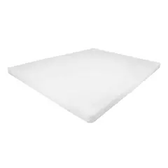 GENERICO - Tabla Cortar Profesional Pe Blanca 48x35x18cm no Bpa Tabla Profesional