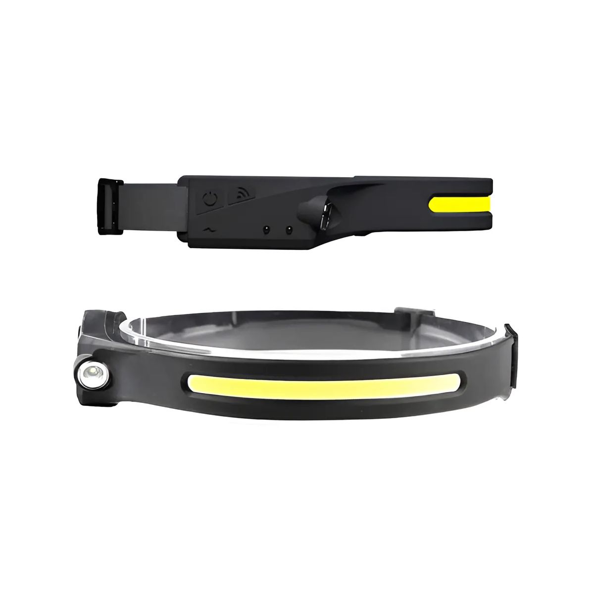 GENERICO - Cinta LED ajustable con dos linternas para cabeza de pescador
