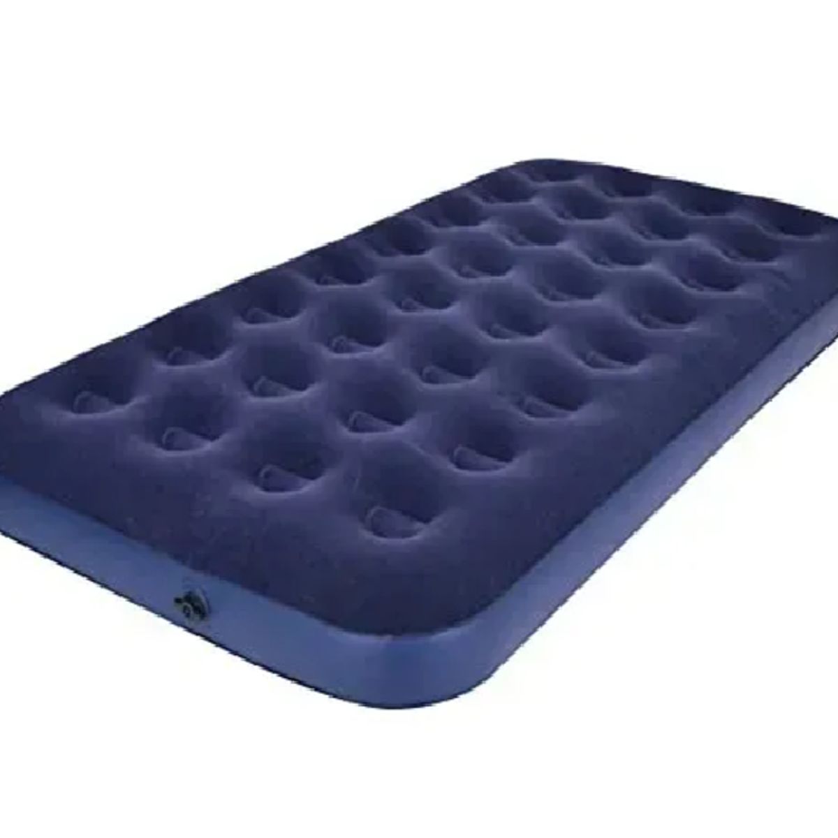 GENERICO - Colchón Inflable 1 Plaza Resistente A 100kg Avenli Azul Oscuro
