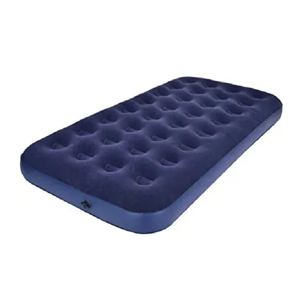 GENERICO - Colchón Inflable 1 Plaza Resistente A 100kg Avenli Azul Oscuro