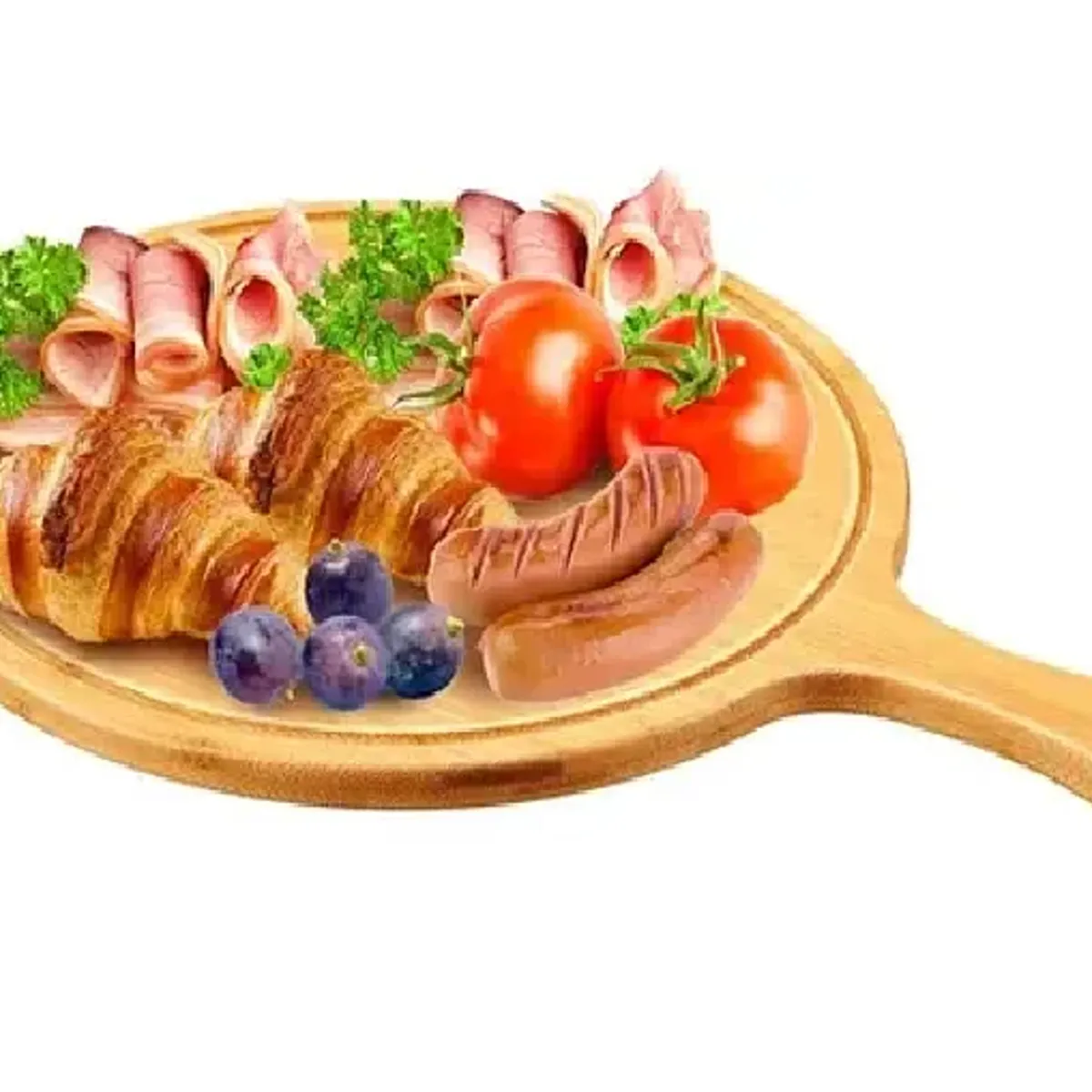 GENERICO - Tabla Bandeja De Madera Para Pizza Cocina Alimentos Plato Marrón