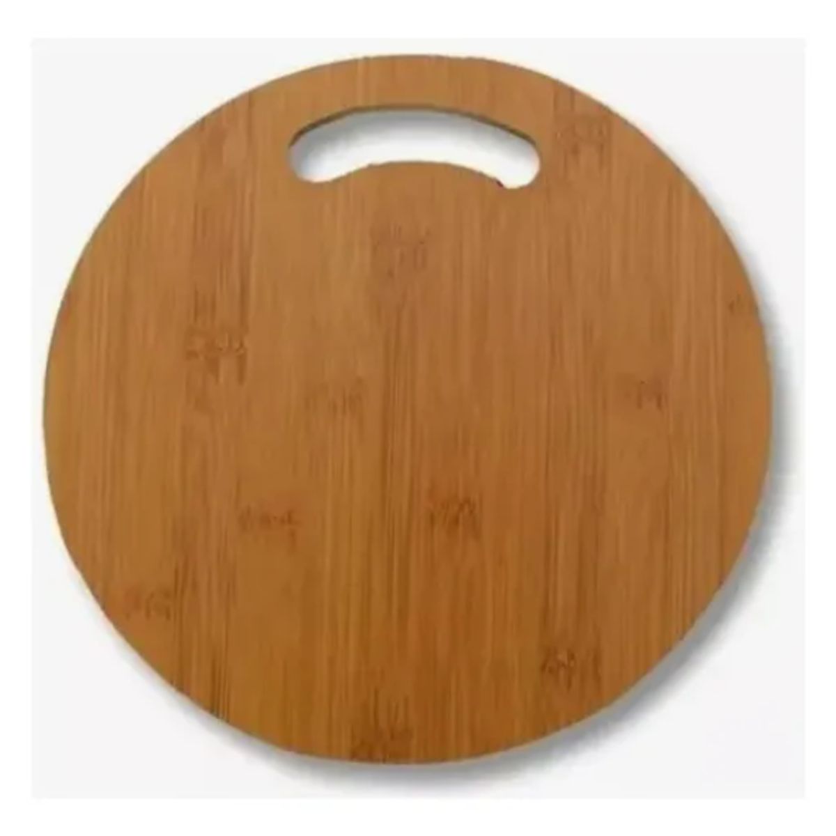 GENERICO - Pack 3 Tablas Para Cortar Verduras Carnes 30cm Circular Redonda Bambú