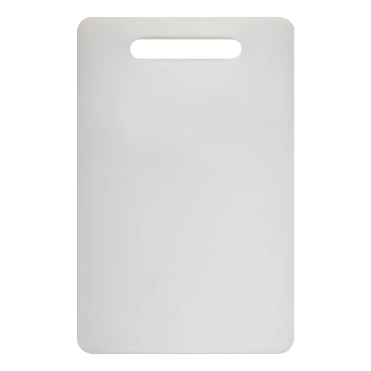 GENERICO - Tabla De Cortar De Plástico Con Asas Material Pp Seguro37x23 Color Blanco Rectangular
