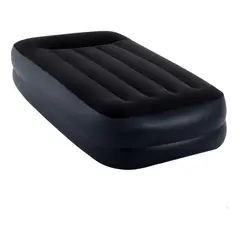 GENERICO - Colchón Inflable Intex Twin 1 Pza Dura-beam Con Inf Eléct Azul Marino