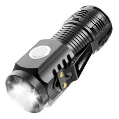 GENERICO - Linterna Tactica Linterna Recargable Linterna Mini Usb