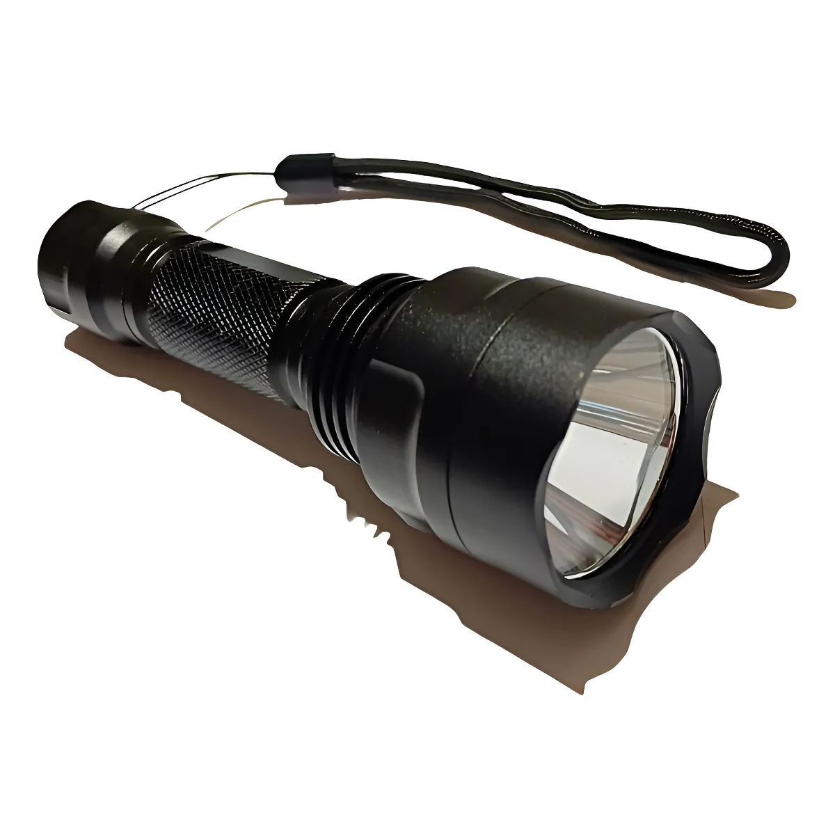 GENERICO - Linterna Led Tactica De Caza Luz Roja Recargable Rojo