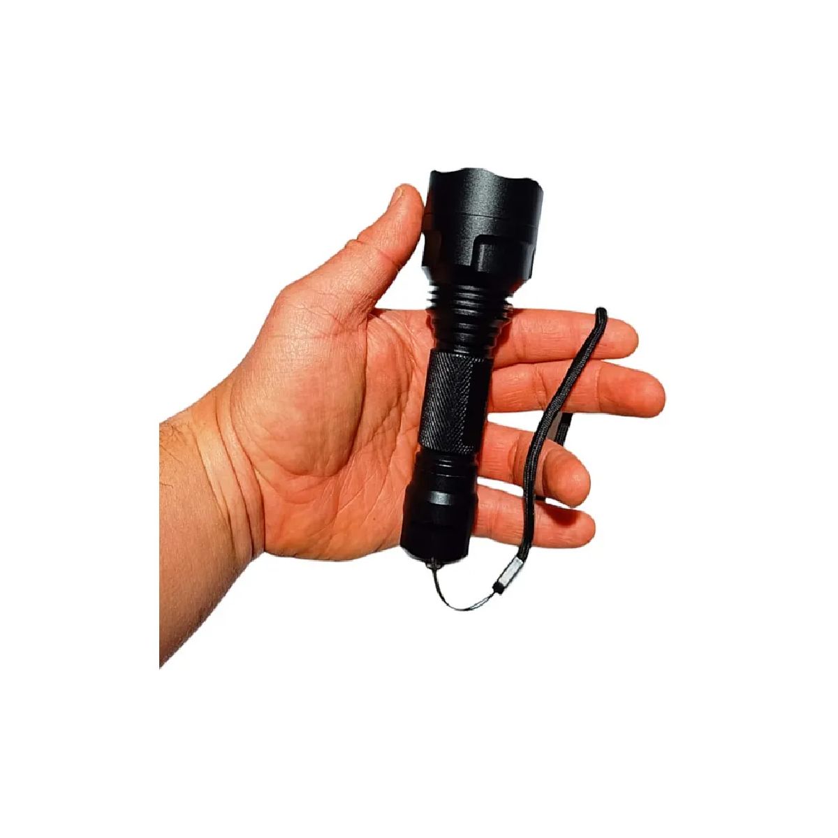 GENERICO - Linterna Led Tactica De Caza Luz Roja Recargable Rojo