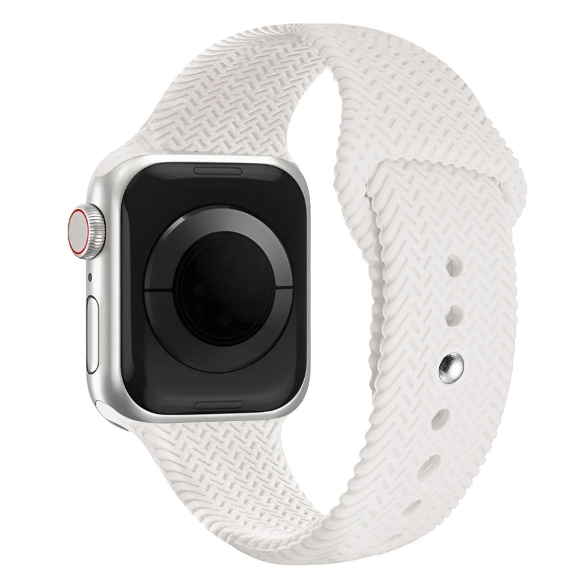 KBOD - Correa de Silicona Texturizada Para Apple Watch Kbod De 42 a 49mm Blanco