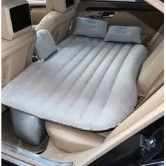 GENERICO - Colchon Inflable Para El Auto + Accesorios Gris