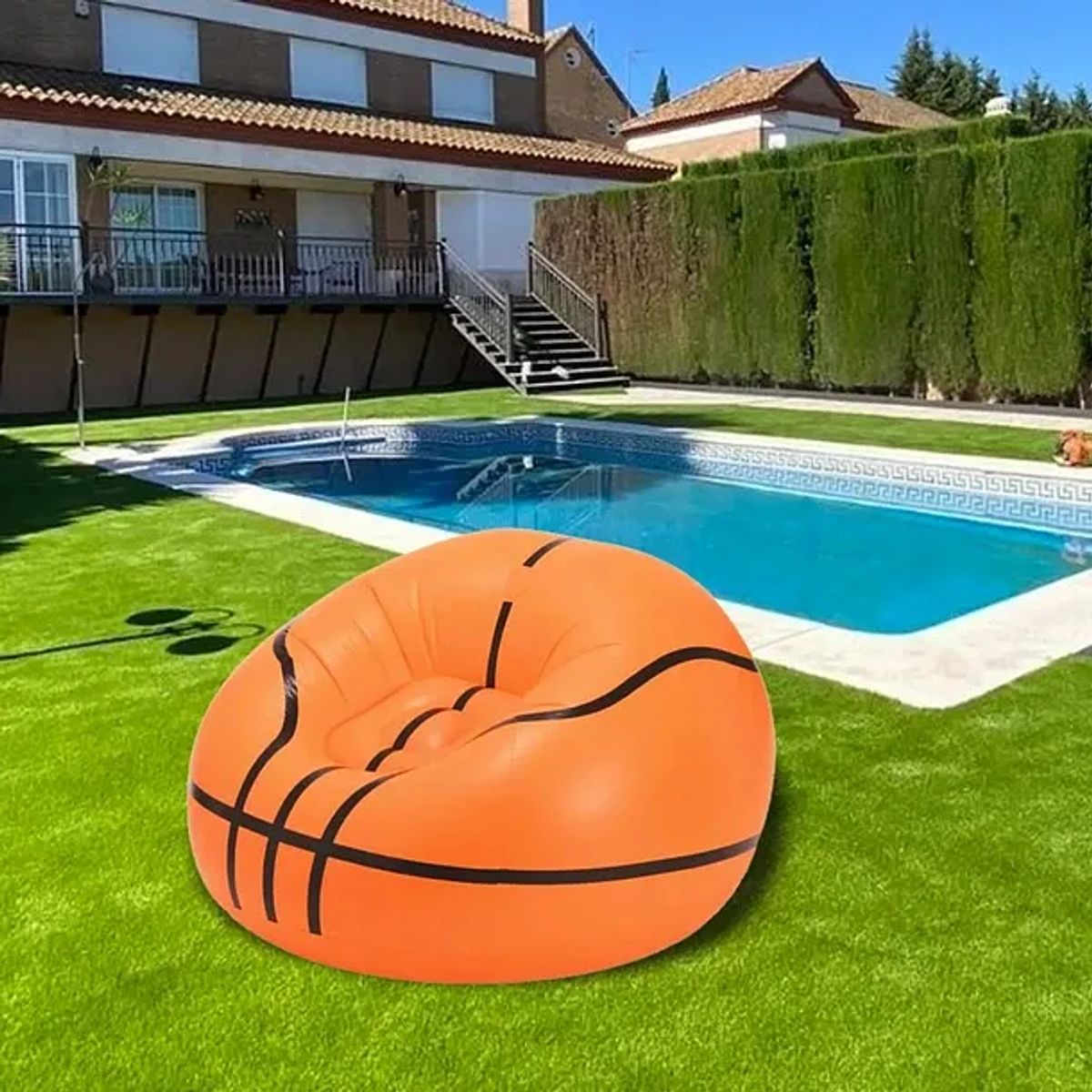 GENERICO - Sillón Inflable Puff Tumbona Interiores Y Exteriores