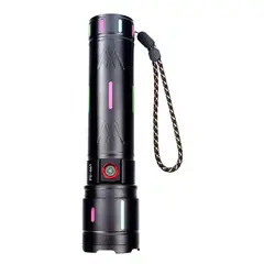 GENERICO - Linterna Led Gran Potencia Recargable Tactica Co Zoom 1200lm