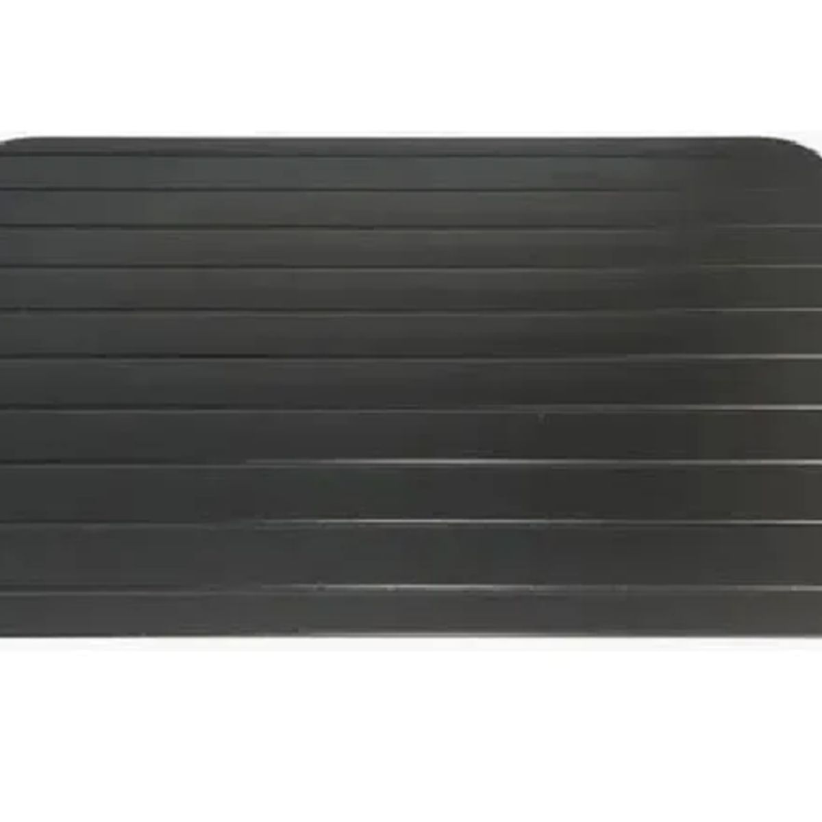 GENERICO - Tabla Para Descongelar Rápido Tabla De Aluminio Carnes Lisa Negro