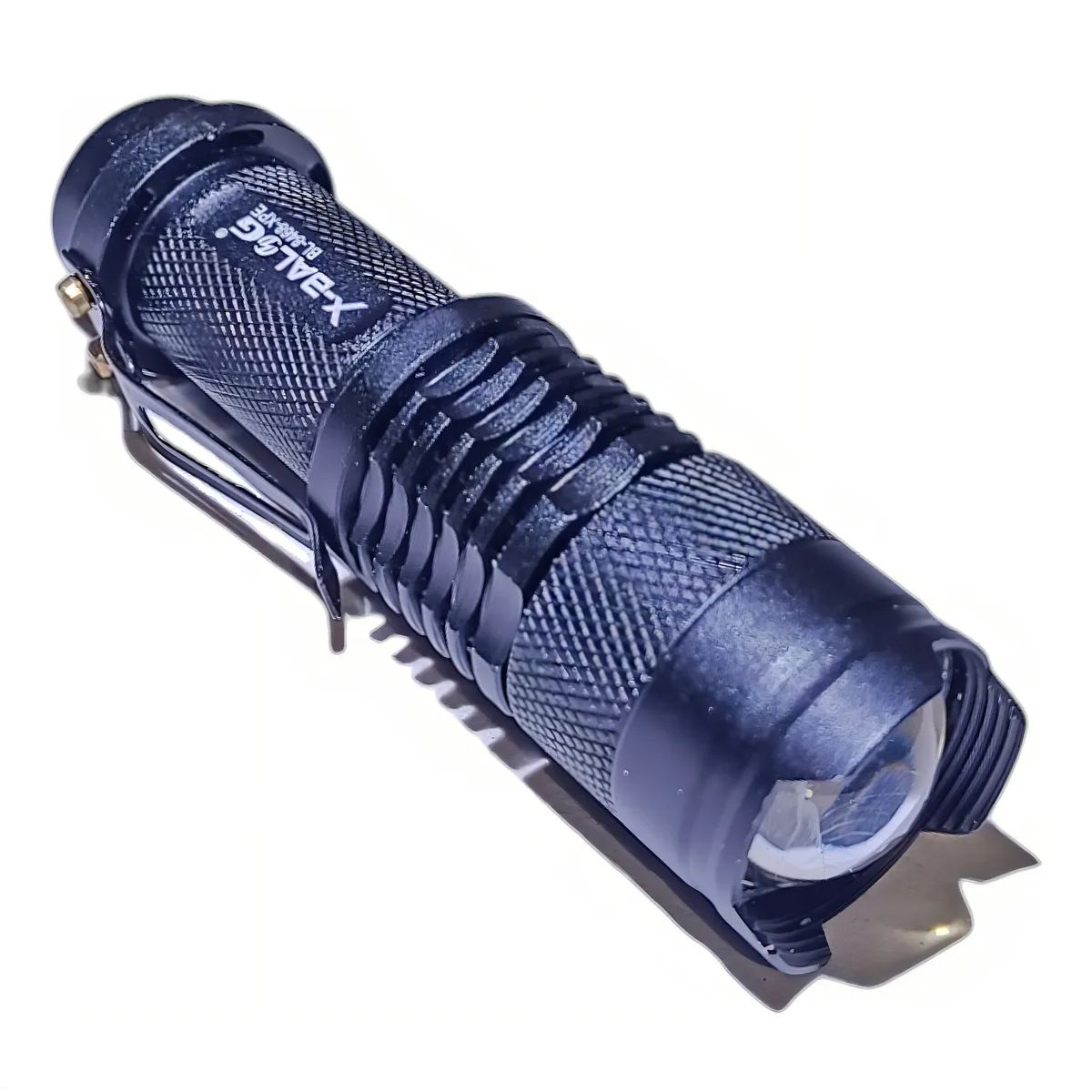 GENERICO - Mini Linterna Led Batuta Policial Militar Tactico Linterna Negro Luz Blanco